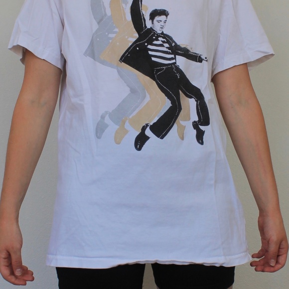 White Elvis Tee - Picture 3 of 3